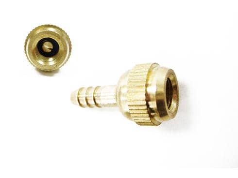 Наконечник шланга продува подкачки большой прямой с резьбой 7502 Арт. 10346