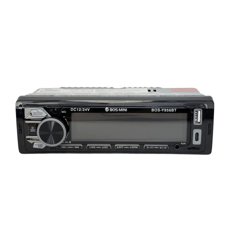 Автомагнитола Bos-Mini  1 DIN 12-24V Bluetooth (1) Арт. Y956BT
