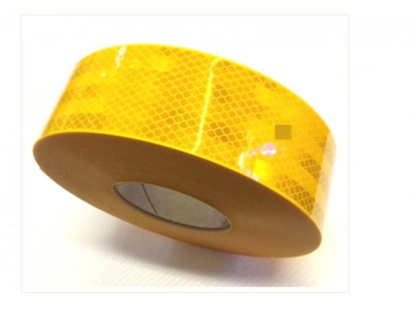 Лента светотражающая желтая 1м Арт. 7919