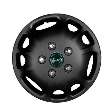 Колпаки на колеса R16 (10) МЕРКУРИЙ ЧЕРНЫЙ ГАЗель задние 2шт Арт. 16-034-X-CZ