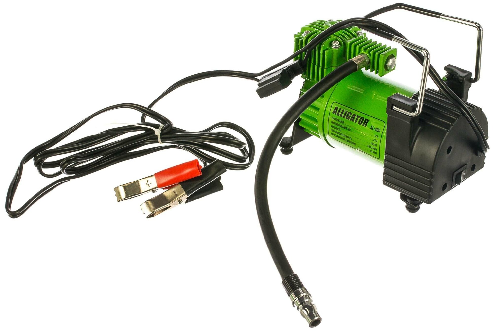 Компрессор воздушный ALLIGATOR, 12V 21A, 180W, 10 Атм.AUTOPROFI  (3) Арт. AL-400