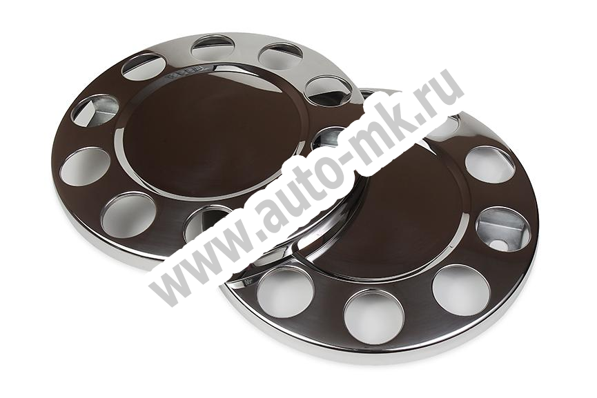 Колпаки на колеса передние ступичные INOX R22.5 комплект на 2 колеса (1) Арт. 16782