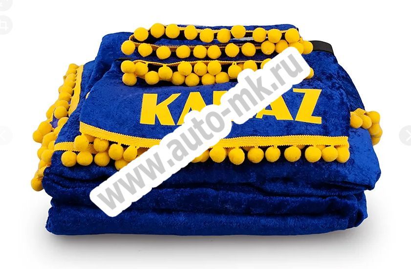 Шторы KAMAZ EURO (шторы лобов.+ спальник, ламбрекен лобов. + спальника) комплект () (1) Арт. 9400