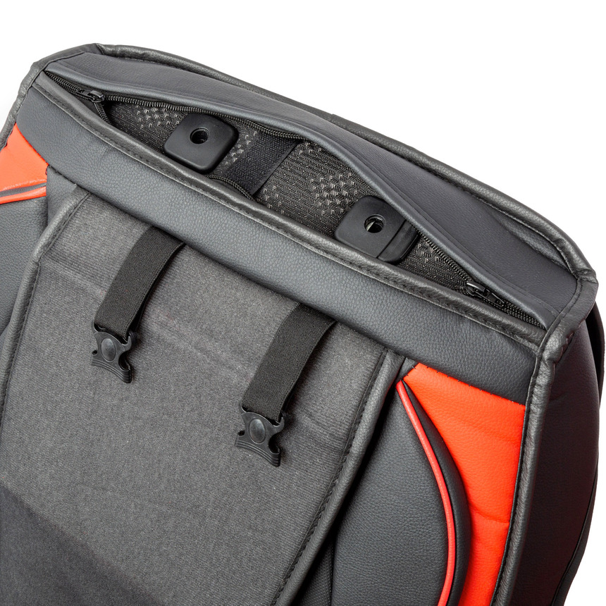 Каркасные 3D накидки на передние сиденья Car Performance, комплект 2 шт. CUS-3012 BK RD (3) Арт. CUS-3012BK RD