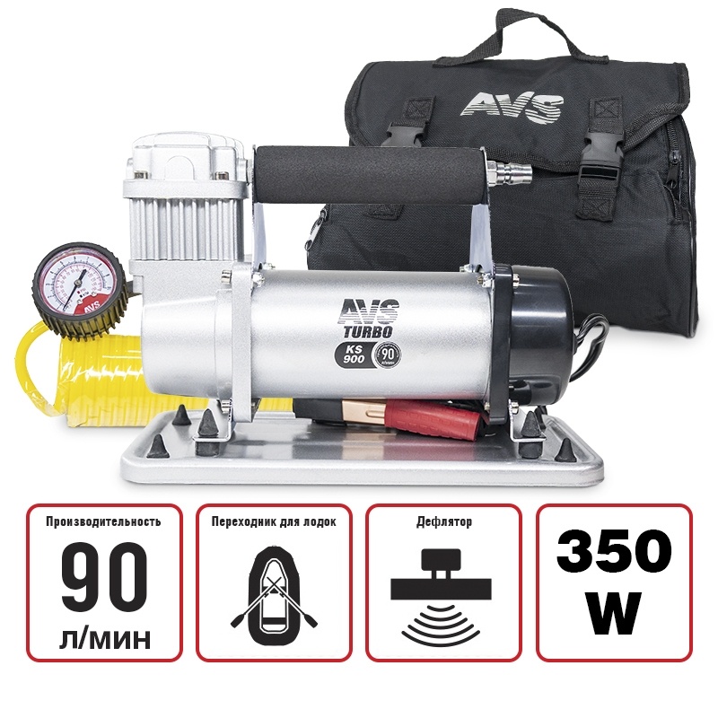 Компрессор автомобильный AVS KS900 (1) Арт. 80504
