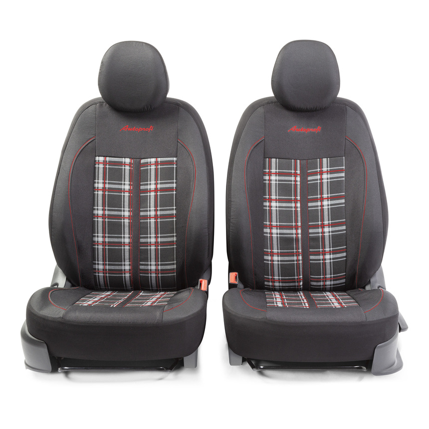 Авточехлы Polo GTi,  материал жаккард, 2 мм поролон, новое лекало - 3D крой, GTI-1102 BK GY RD (2) Арт. GTI-1102BK GY RD