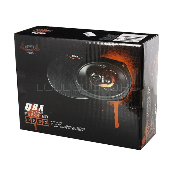 Колонки EDGE , 6x9 3-х полосные (комплект 2шт) (2) Арт. ED229-E8