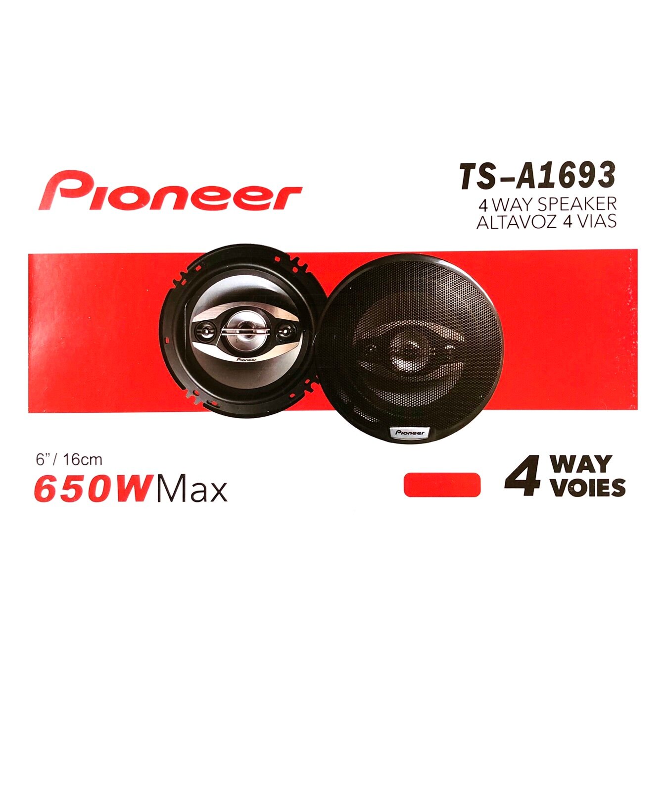 Колонки автомобильные (динамики) PIONEER  (2) Арт. TS-1693S