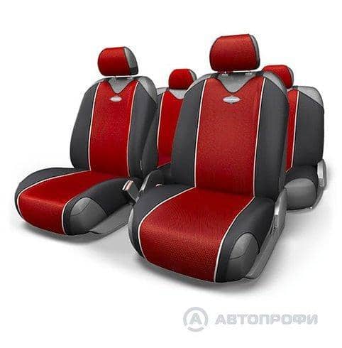 Майки CARBON, полиэстер под карбон, 9 предметов, красный, 1 6 (1) Арт. CRB-802RD