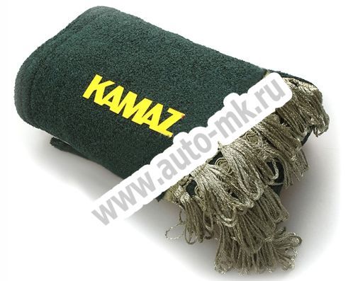 Ламбрекен лобового стекла с углом КАМАЗ (зеленый) (1) Арт. 10867