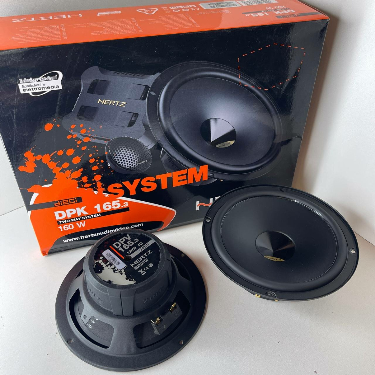 Колонки автомобильные (динамики) HERTZ  16CM 160W (1) Арт. DPK-165