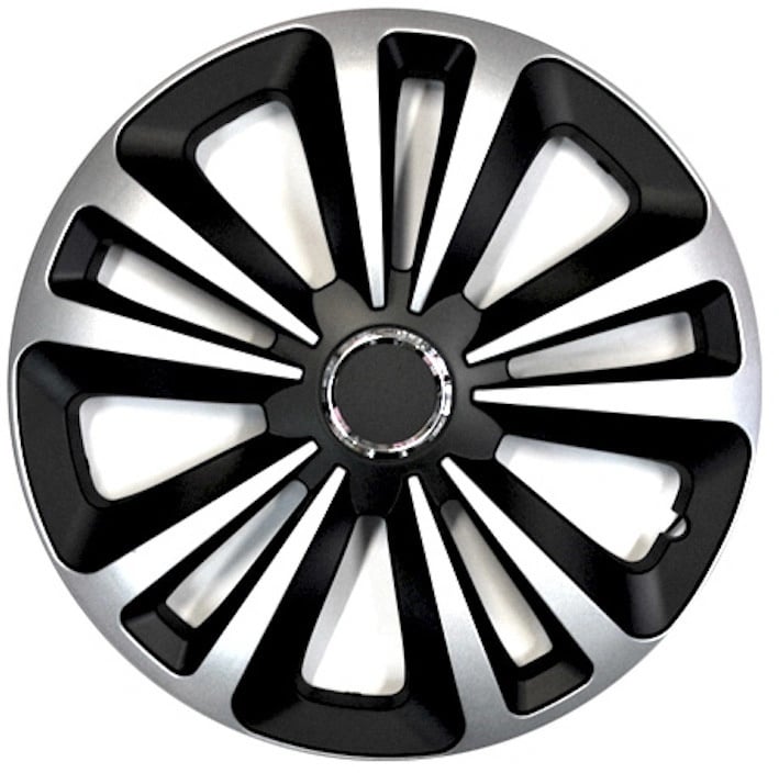 Колпаки R-16 ТЕРРА РИНГ МИКС черный (4 шт) Джестик  Арт. 16-079-RING-MIX