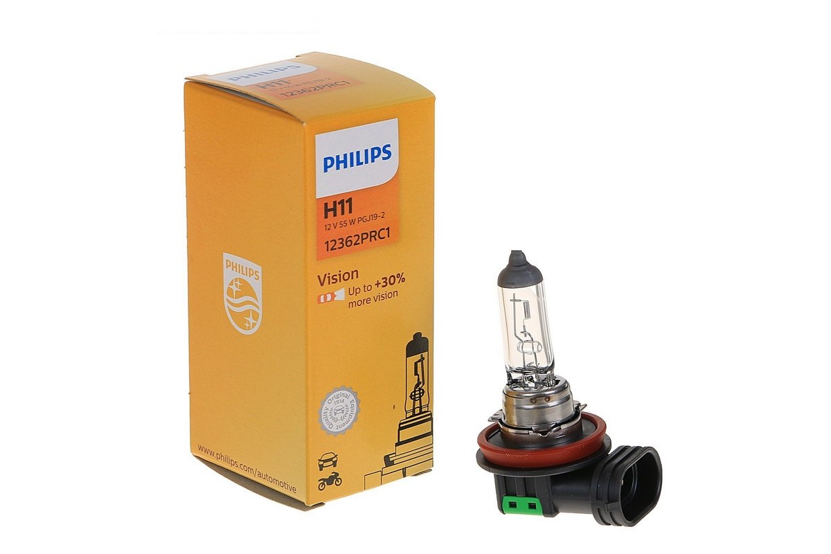 Автолампа H11 12V 55W PHILIPS  1шт Арт. 12362PRC1