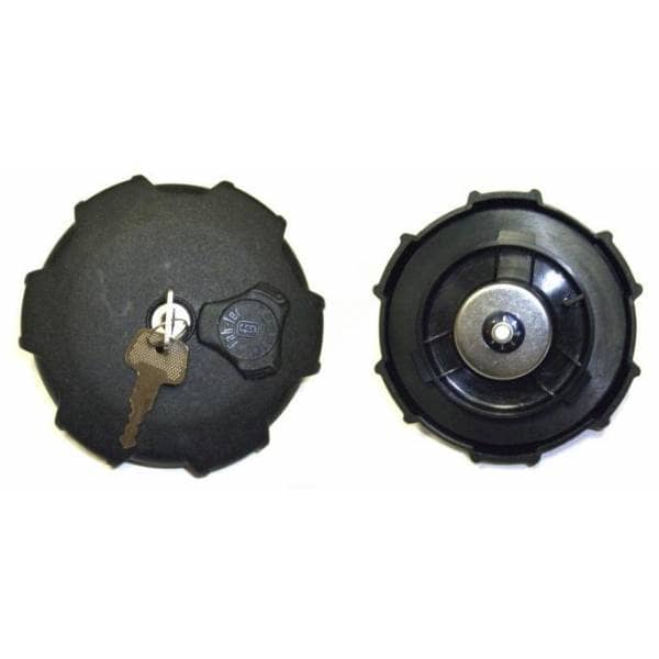 Крышка бака топливного с ключом MAN TEKSAN  (черный пластик) на грузовые 80 мм 2-уса (2) Арт. 7781