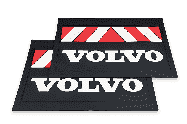 Брызговики (красно-белый резина) VOLVO к-т Арт. 10334