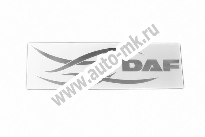 Наклейка уголок  Daf  наружная серебро к-т. Арт. 8854