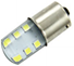 Автолампа светодиодная LED P21W 12V BA15s 12 smd 360° белый в силиконе 1156 SGW2812 Арт. ЛД07Б-2812сил