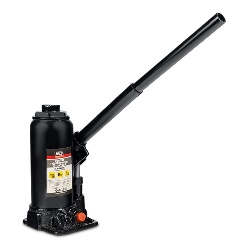 Домкрат гидравлический AVS HJ-B6000, 6т, 200-405мм. (6) Арт. A78415S