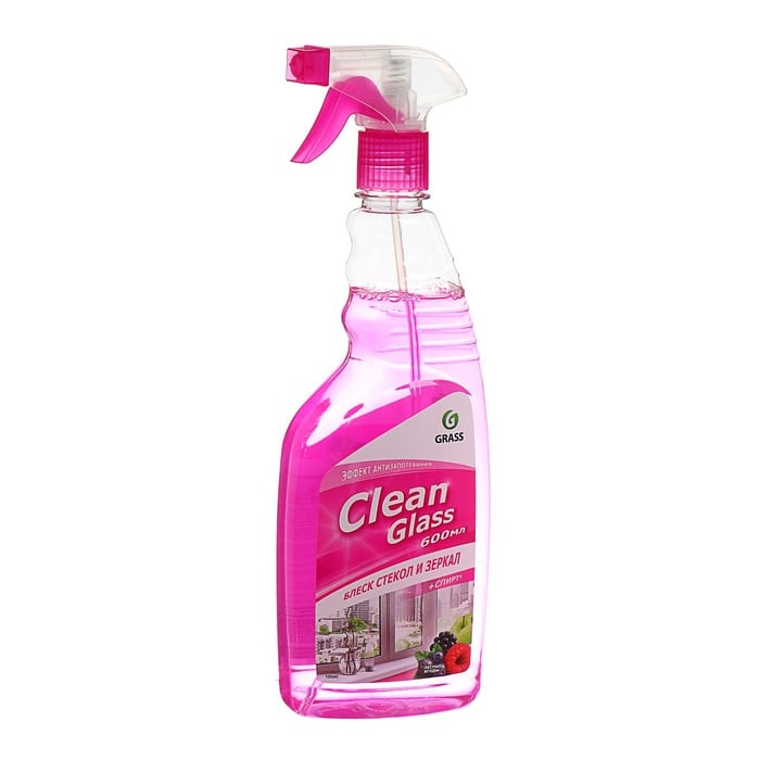Средство для очистки стекол и зеркал. Clean Glass (лесные ягоды) 600мл GRASS Арт. 125241