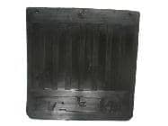 Брызговики Газель задний комплект (2шт) резин. Арт. 5997