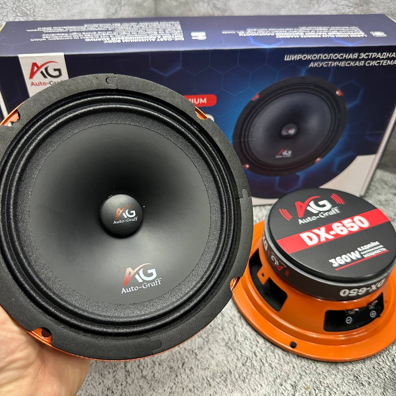 Колонки автомобильные (динамики) THUNDER  16CM 360W (2) Арт. DX-650