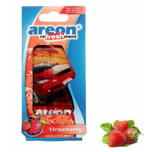 Ароматизатор  Areon LIQUID д авто (гелевый) клубника
