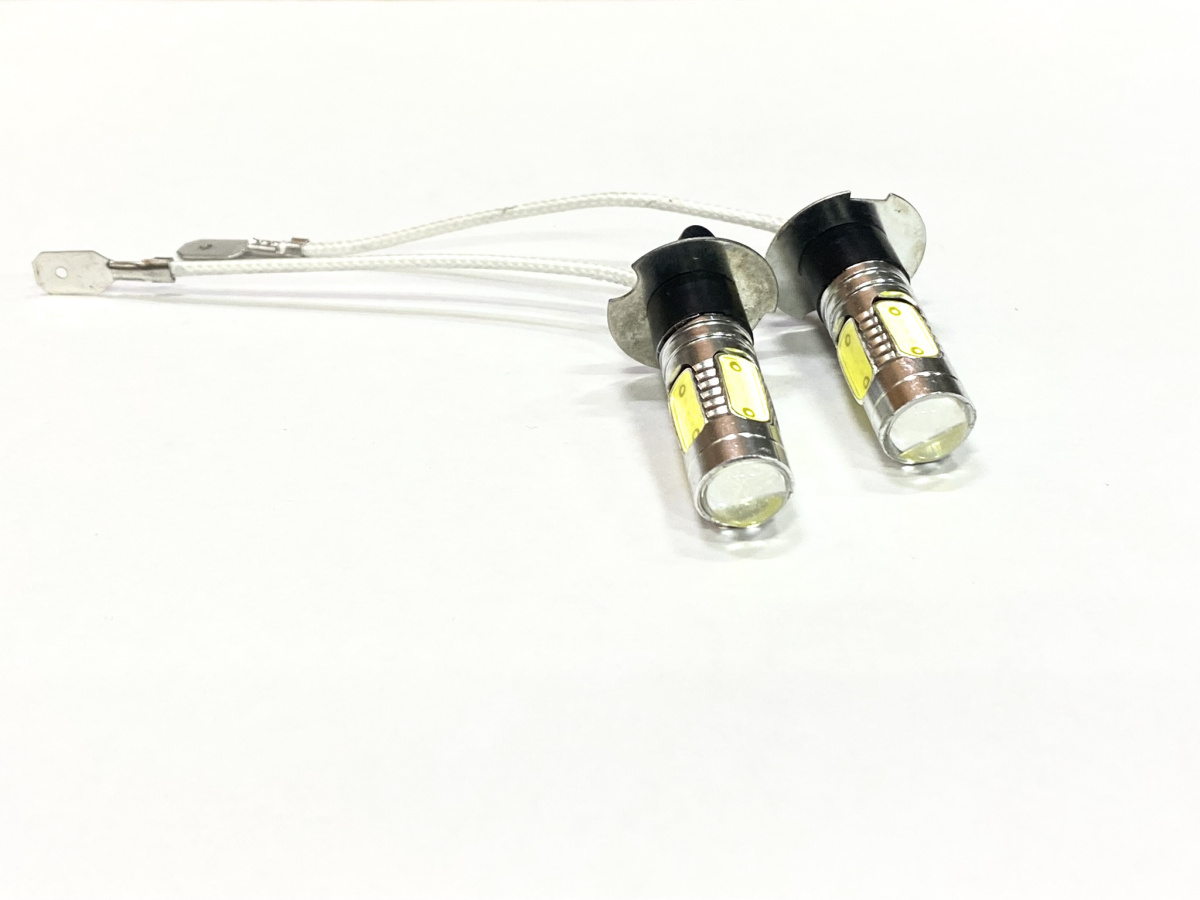 Автолампа светодиодная H3 линза белая 7.5W 12V (комплект 2 шт) (1) Арт. 329992_2