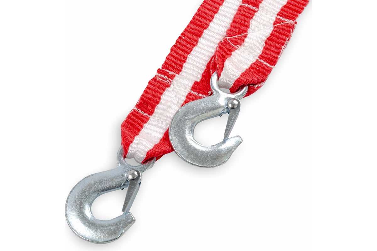 Трос буксировочный лента, AUTOPROFI, 5 тонн, с 2-мя крюками, термоупаковка, длина 5 м., ширина 50 мм (3) Арт. TRL-50