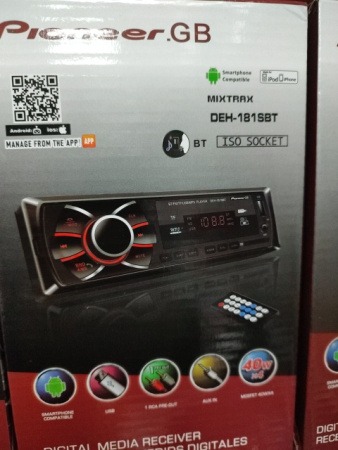 Автомагнитола 1din Pioneer  (2) Арт. DEH-181HBT
