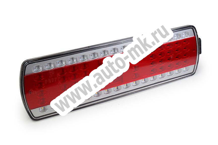 Фонарь задний Камаз светодиодный нового образца с AMP разъемом левый (Россия) (1) Арт. 18124