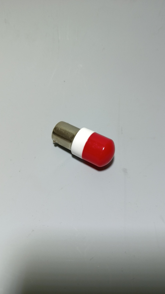 Автолампа светодиодная 24V LED 1 контакт. красная на стоп сигнал Стробоскоп (мигающая 3 раза) (1) Арт. 327982