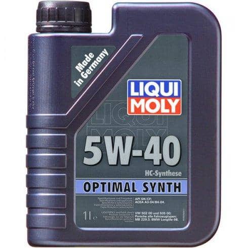Масло LIQUI MOLY  OPTIMAL SYNTH 5w40   синтетика 1л Арт. 3925