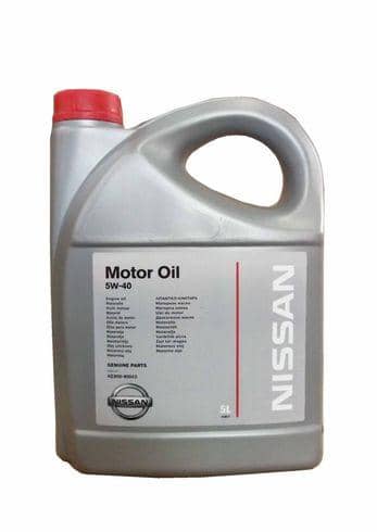 Масло NISSAN 5W40 синтетика 5л Арт. KE90090042