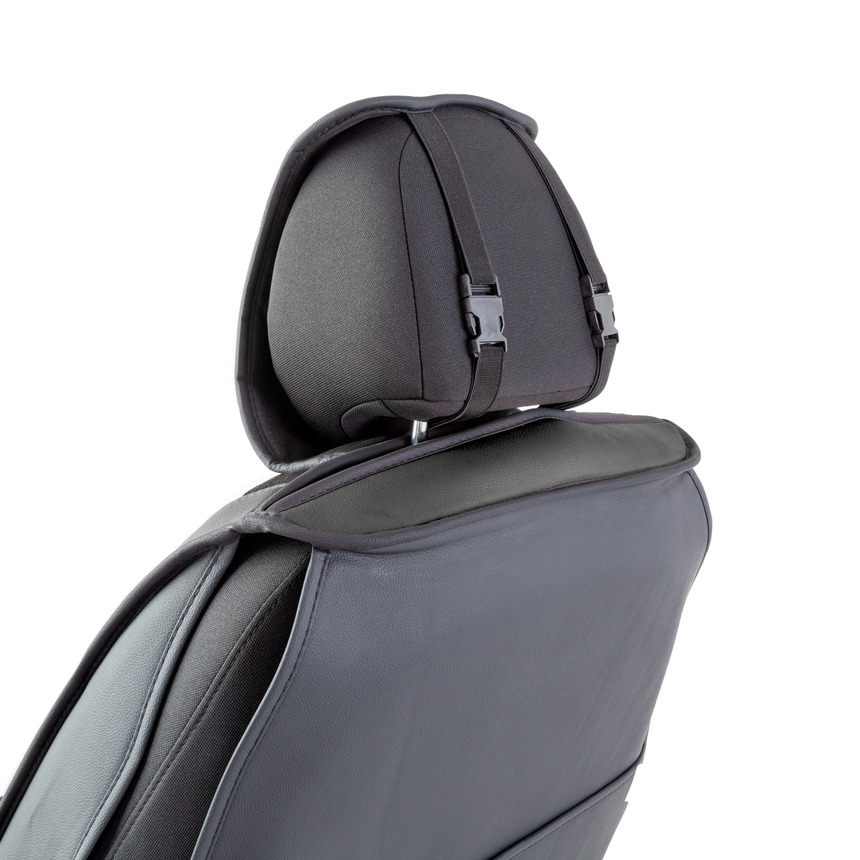 Каркасные 3D накидки на передние сиденья  Car Performance , 2 шт., экокожа алькантара CUS-3044 BK BK (3) Арт. CUS-3044BK BK