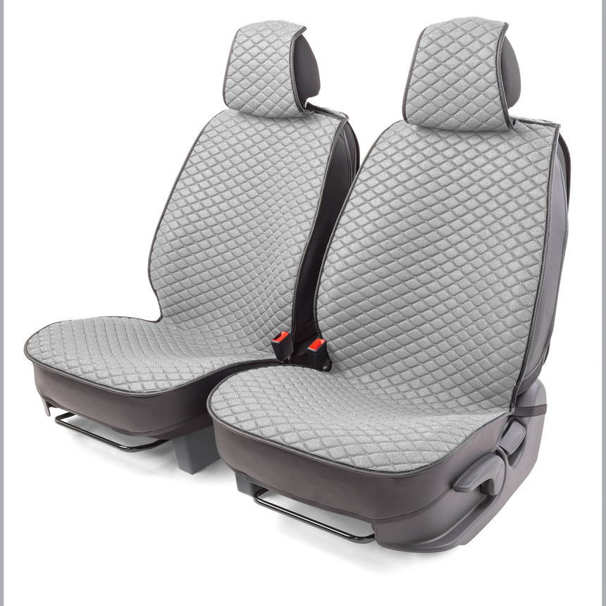 Каркасные накидки на передние сиденья  Car Performance , 2 шт., fiberflax CUS-2032 GY (1) Арт. CUS-2032GY