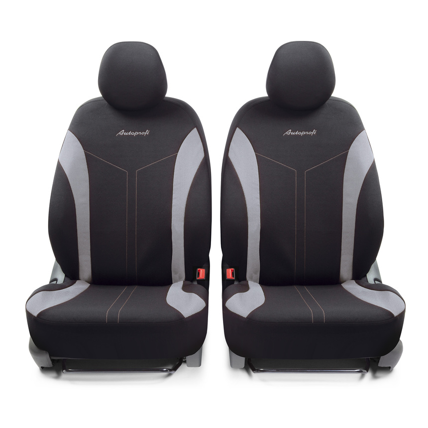 Авточехлы FLEX, материал износостойкий полиэстер, вставки из хлопка, 2 мм поролон, FLX-1102 BK GY (2) Арт. FLX-1102BK GY