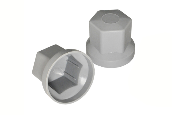 Колпачок на гайку-32 (пластик) серый Арт. 745