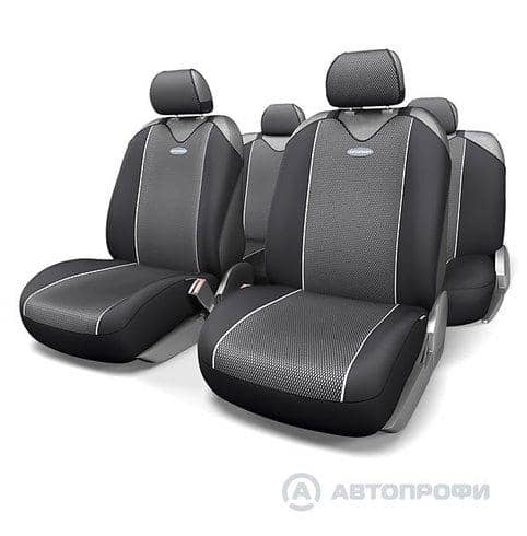 Майки CARBON, полиэстер под карбон, 9 предметов, серый, 1 6 (1) Арт. CRB-802GY