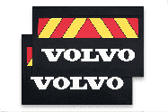 Брызговики (красно-желтый резина) VOLVO к-т Арт. 10036