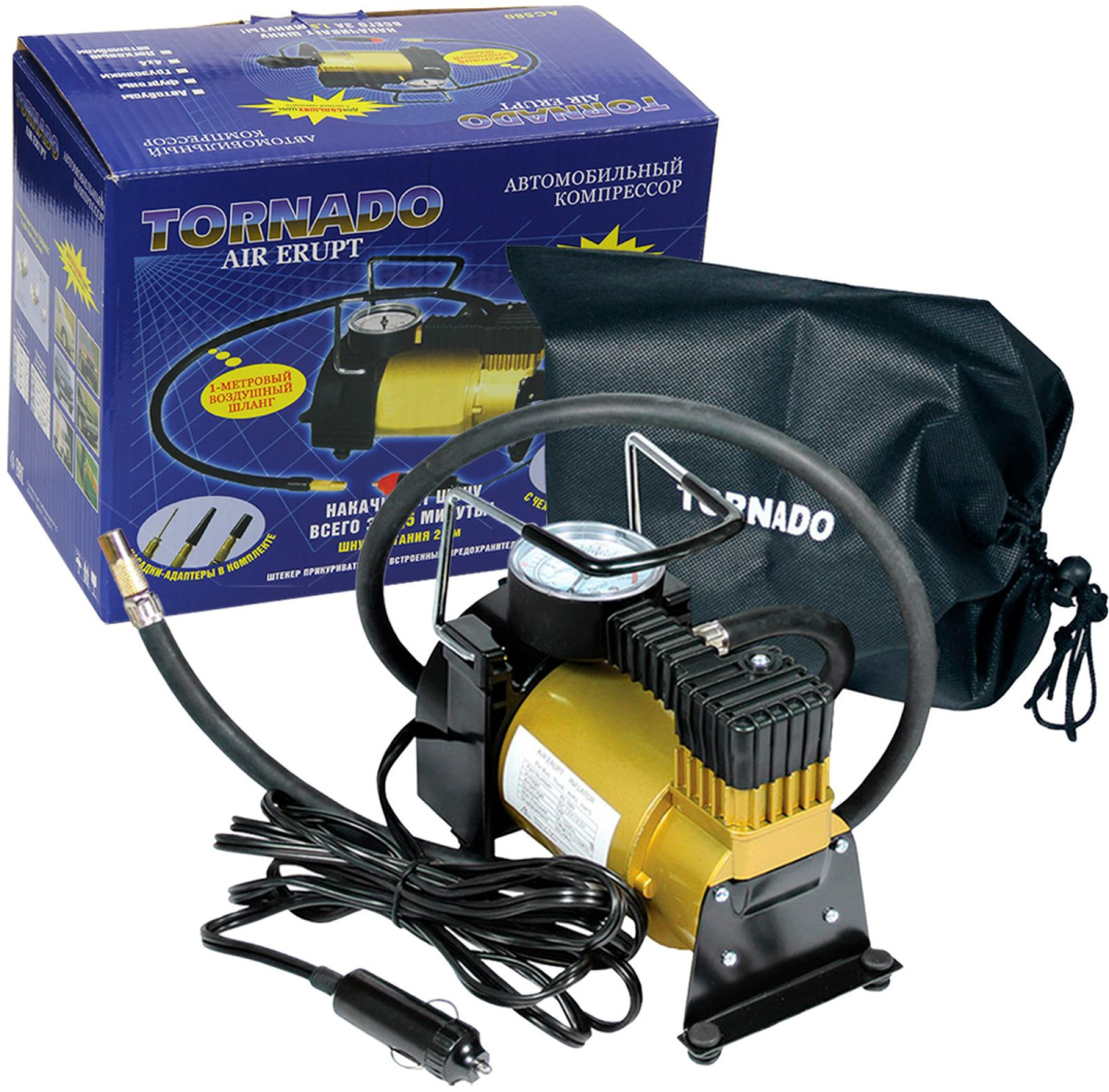 Компрессор TORNADO АС 580 (2) Арт. AC580