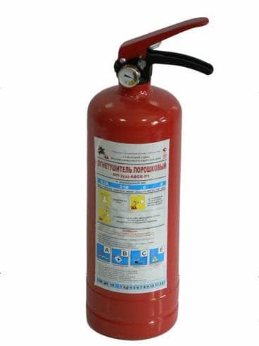 Огнетушитель (Россия) ОП-2 с манометром (2литра) Арт. ОП-2АВСЕ