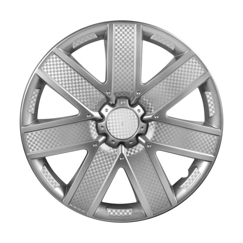 Колпаки колесные 13   Гелакси  карбон, серебристый цвет AIRLINE комплект 2 штуки (1) Арт. AWCC-13-14