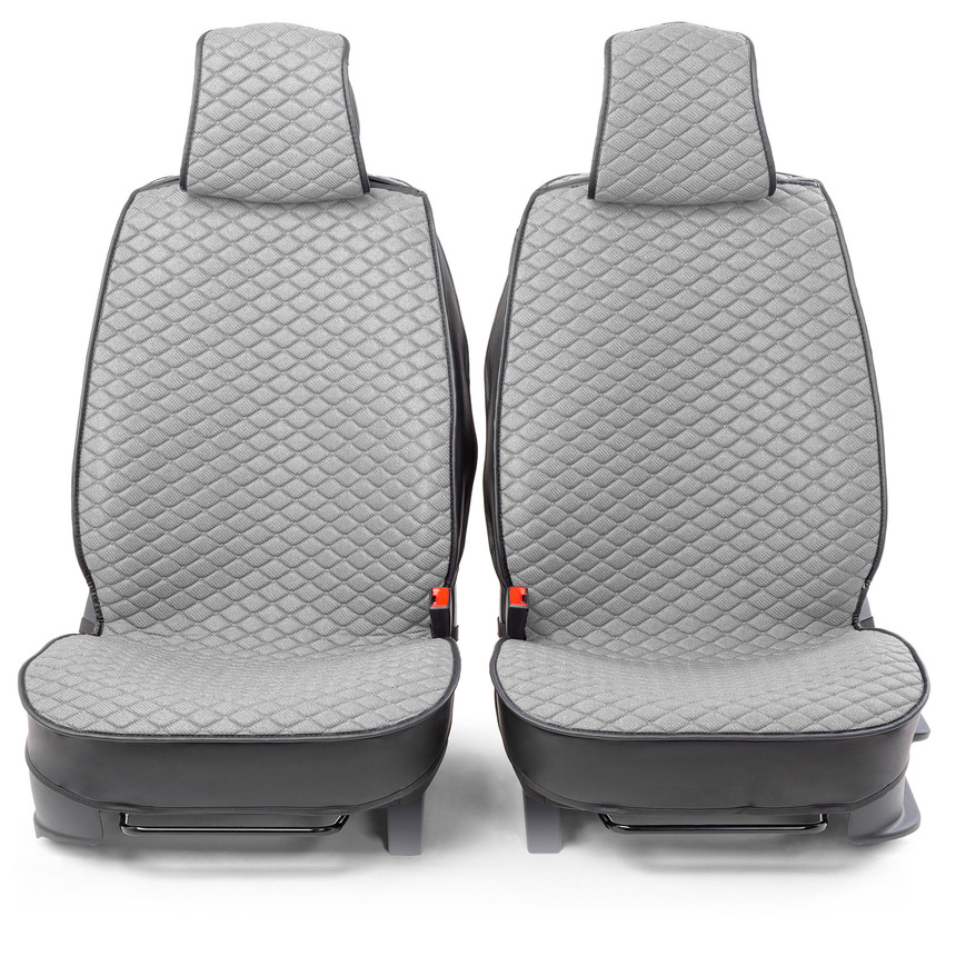 Каркасные накидки на передние сиденья  Car Performance , 2 шт., fiberflax CUS-2032 GY (2) Арт. CUS-2032GY