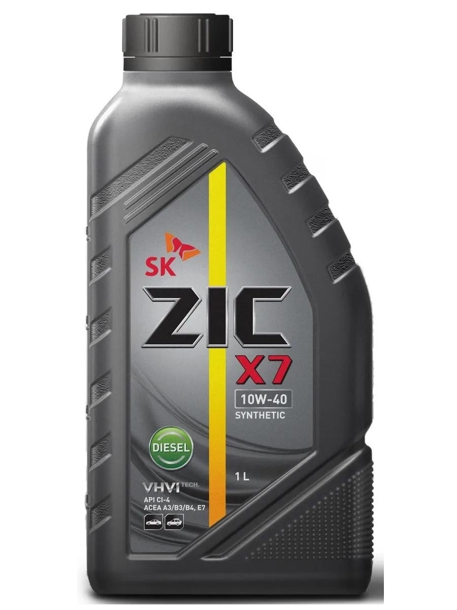 Масло ZIC X7 DIESEL 10W40 синтетика 1л (1) Арт. 132607