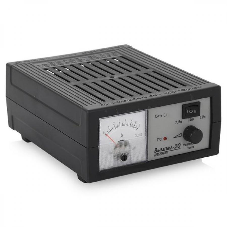 Зарядное устройство Вымпел-20, автоматическое, 0-6А, 6 12 18В, стрелочный амперметр Арт. 2008