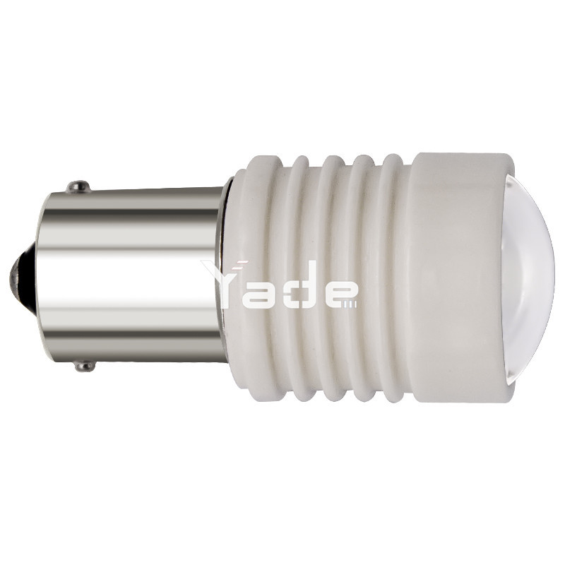 Автолампа 12-24V 1 контактная (линза ) керамика на стоп-сигнал лупа (3) Арт. А12-21,24-21